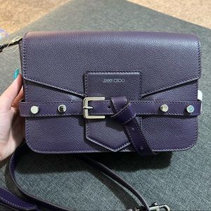 ❌SOLD❌ Jimmy Choo Lexie Amethyst Leather Bag Brandnew